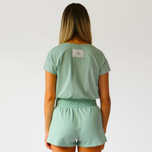 Load image into Gallery viewer, Moana Shorts rear view in Matcha colour