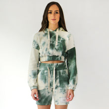 Load image into Gallery viewer, Mimi Bermudas in Matcha tie dye colour