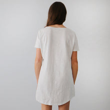 Load image into Gallery viewer, Toko Tee Dress rear view in stripe