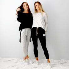 Load image into Gallery viewer, Bell Block Pants in stripe and black