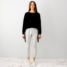 Load image into Gallery viewer, Charlton Sweat Top in plain black