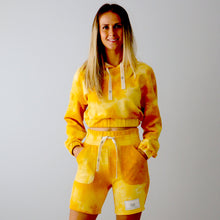 Load image into Gallery viewer, Mimi Bermudas in Beeswax tie dye colour