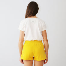 Load image into Gallery viewer, Moana Shorts rear view in Beeswax colour