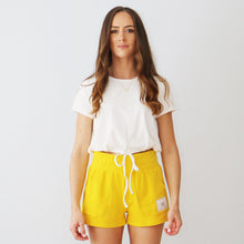 Load image into Gallery viewer, Moana Shorts front view in Beeswax colour