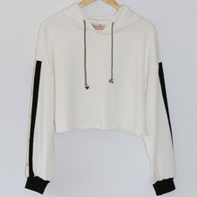 Load image into Gallery viewer, Whitford Hoodie in Chalk/Black, front view