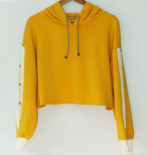 Load image into Gallery viewer, Whitford Hoodie in Beeswax/Chalk, front view