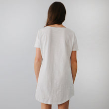 Load image into Gallery viewer, Toko Tee Dress rear view in stripe
